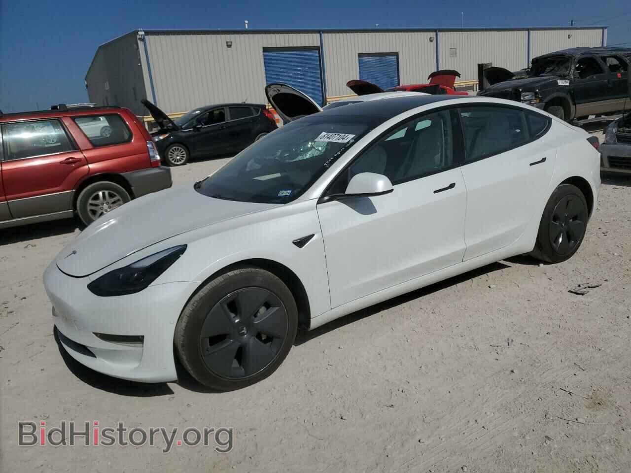 Photo 5YJ3E1EB5MF060457 - TESLA MODEL 3 2021
