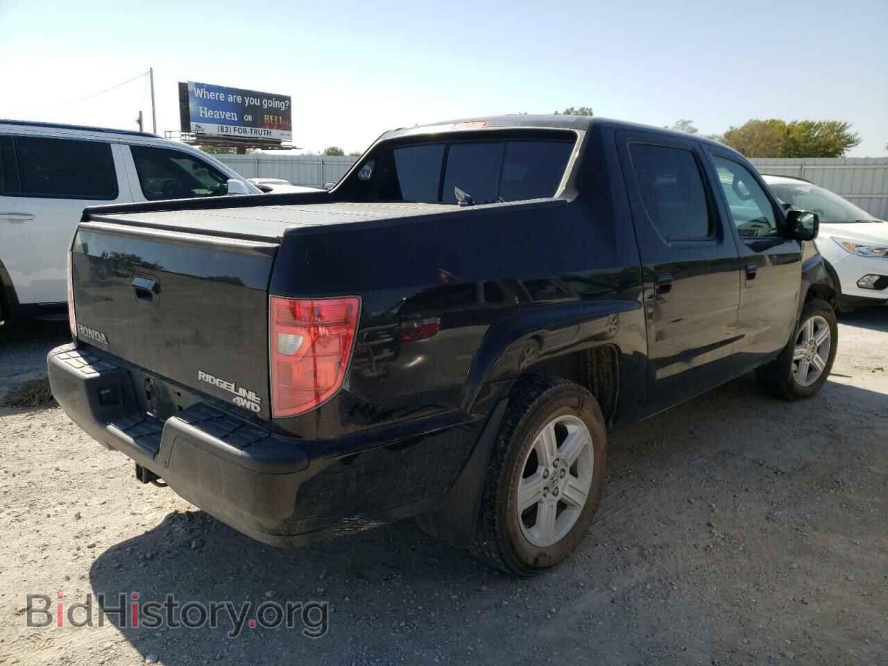 2011 HONDA RIDGELINE - VIN: 5FPYK1F50BB454539 - Фото 4