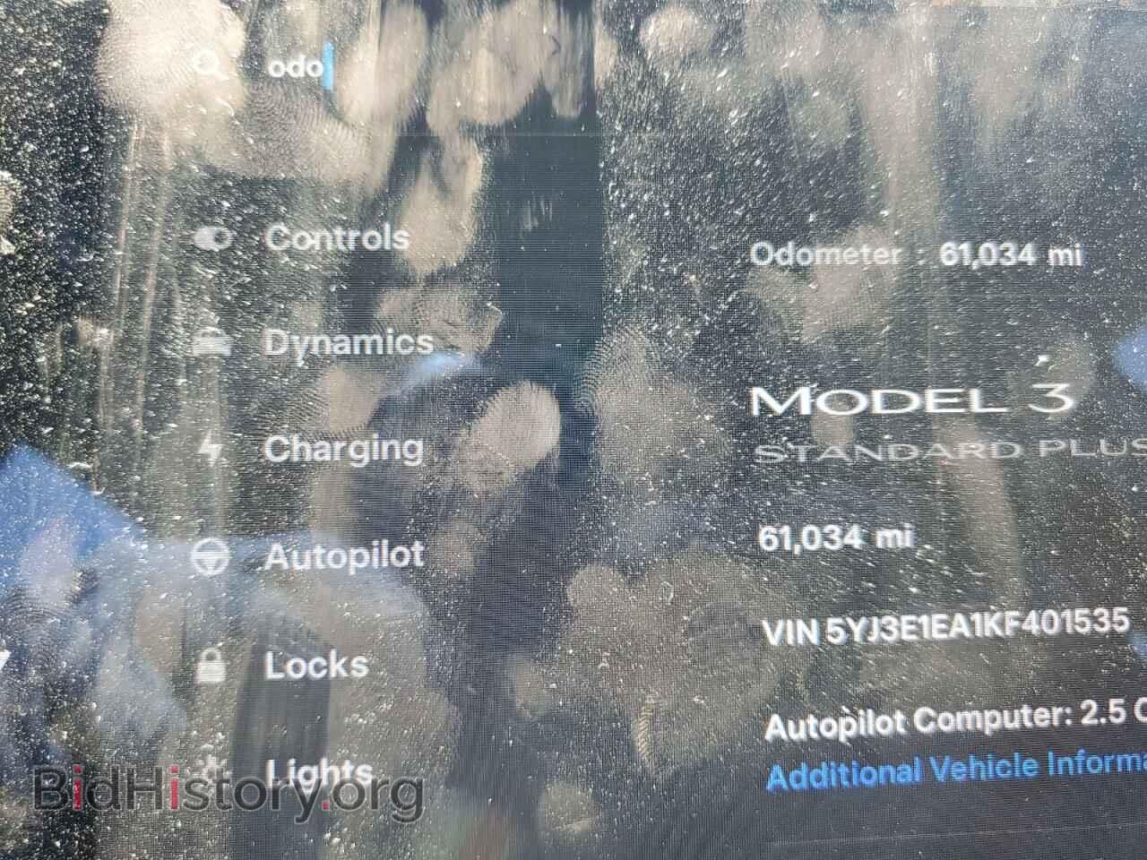 2019 TESLA MODEL 3 - VIN: 5YJ3E1EA1KF401535 - Photo 9