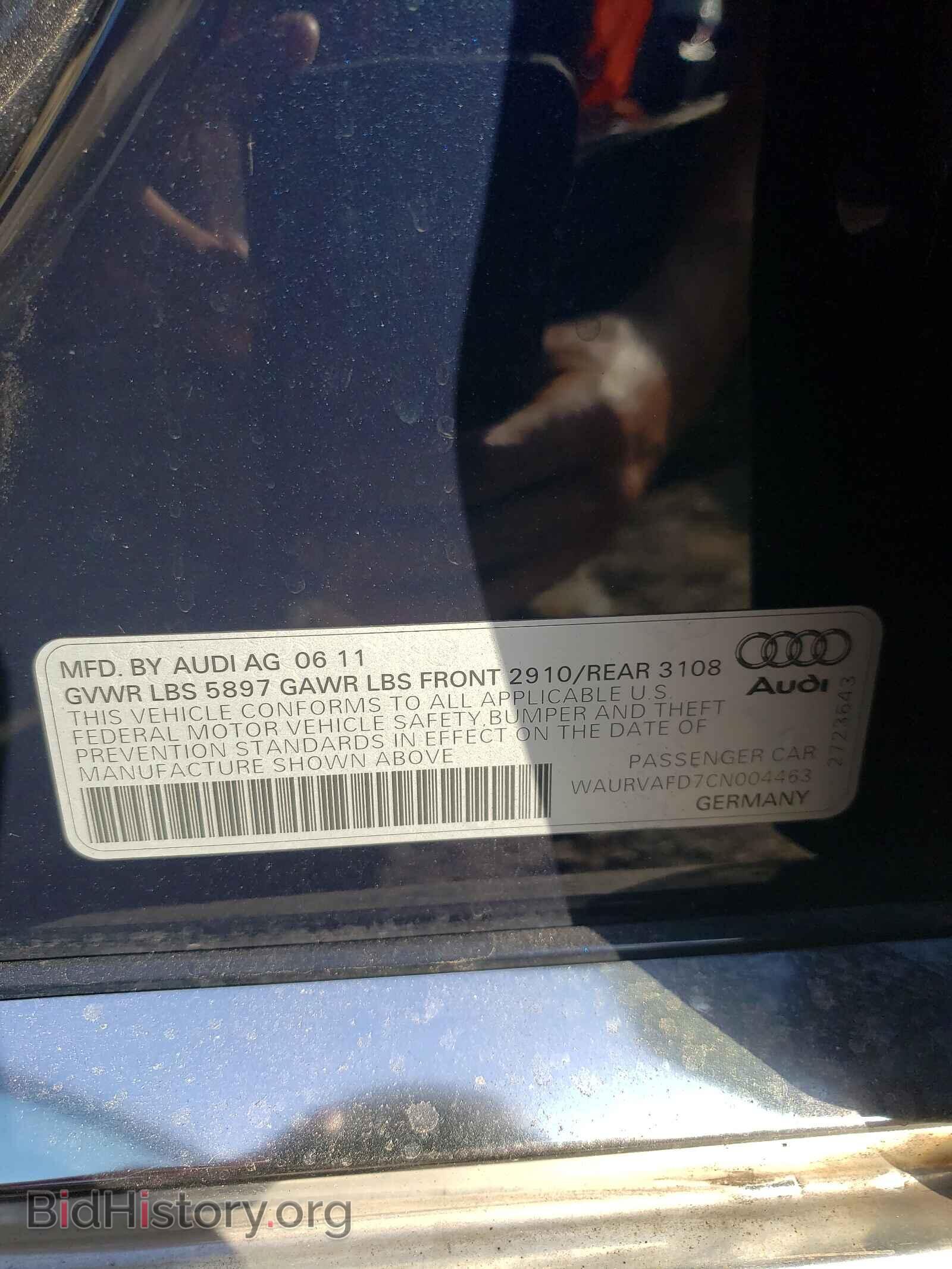 2012 AUDI A8 - VIN: WAURVAFD7CN004463 - Photo 10