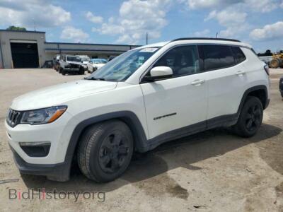2020 Jeep COMPASS LATITUDE, white — VIN 3C4NJCBB1LT169762, Copart