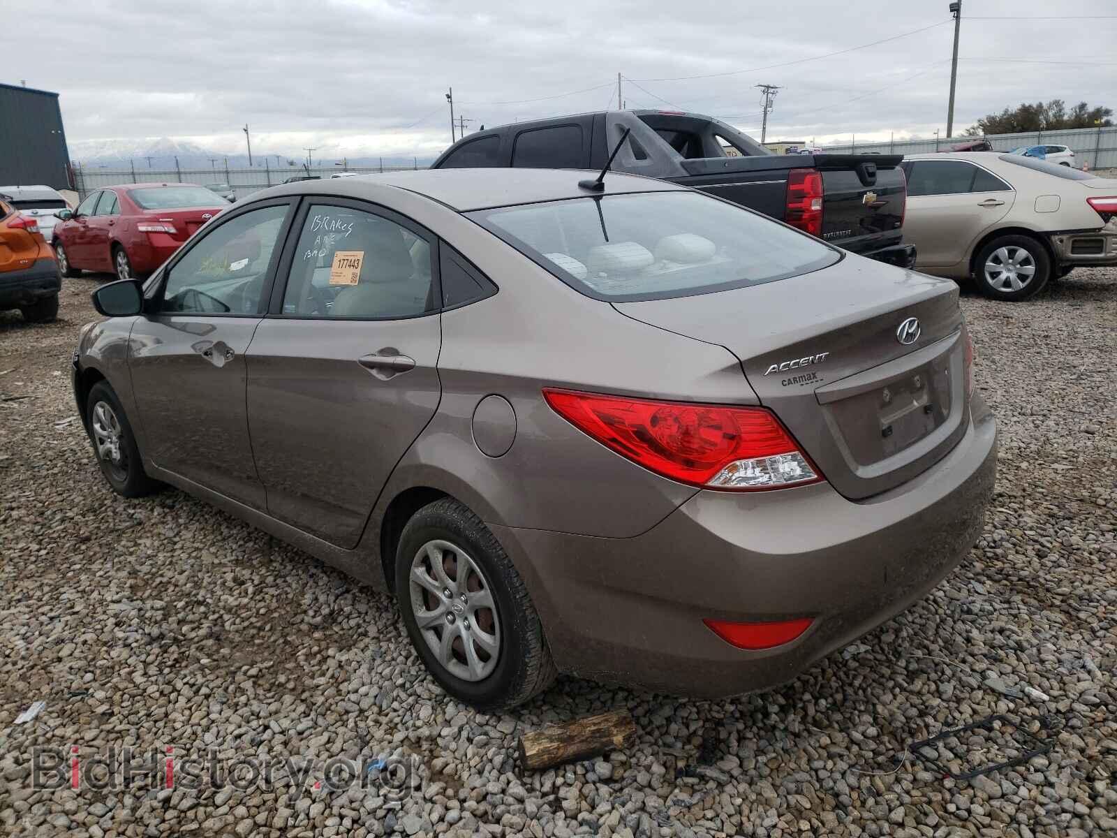 2012 HYUNDAI ACCENT - VIN: KMHCT4AE2CU206385 - Фото 3