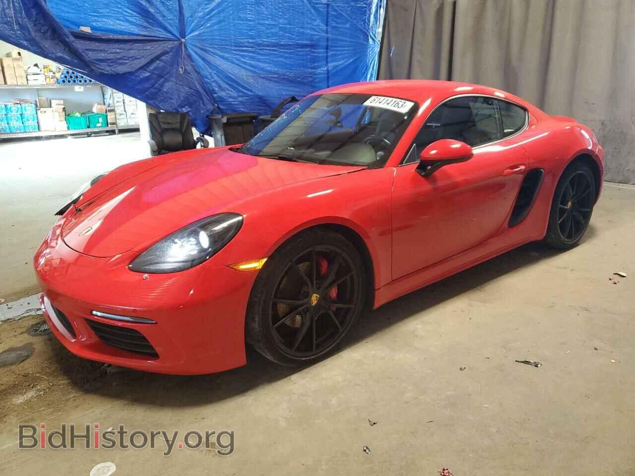 Фотография WP0AB2A84JK278775 - PORSCHE CAYMAN 2018
