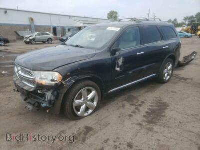 2012 Dodge DURANGO Citadel, черный — VIN 1C4RDJEGXCC292833, Copart
