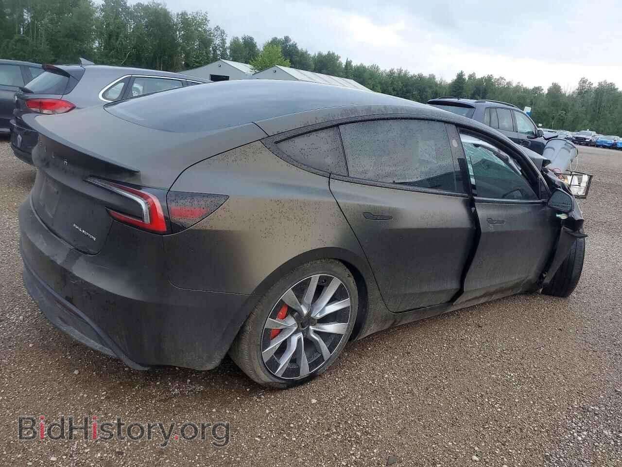 2024 TESLA MODEL 3 - VIN: LRW3E7EB6RC093617 - Фото 3