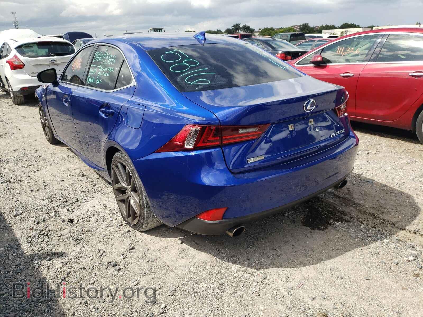 2016 LEXUS IS - VIN: JTHBA1D22G5035853 - Фото 3