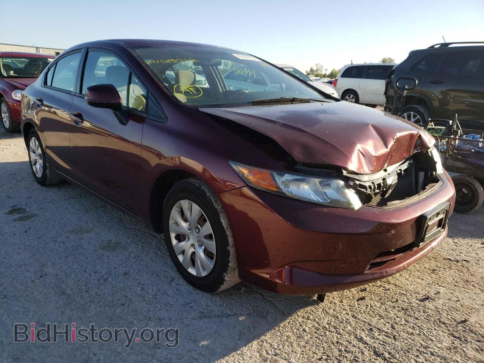Фотография 2HGFB2F59CH583012 - HONDA CIVIC 2012