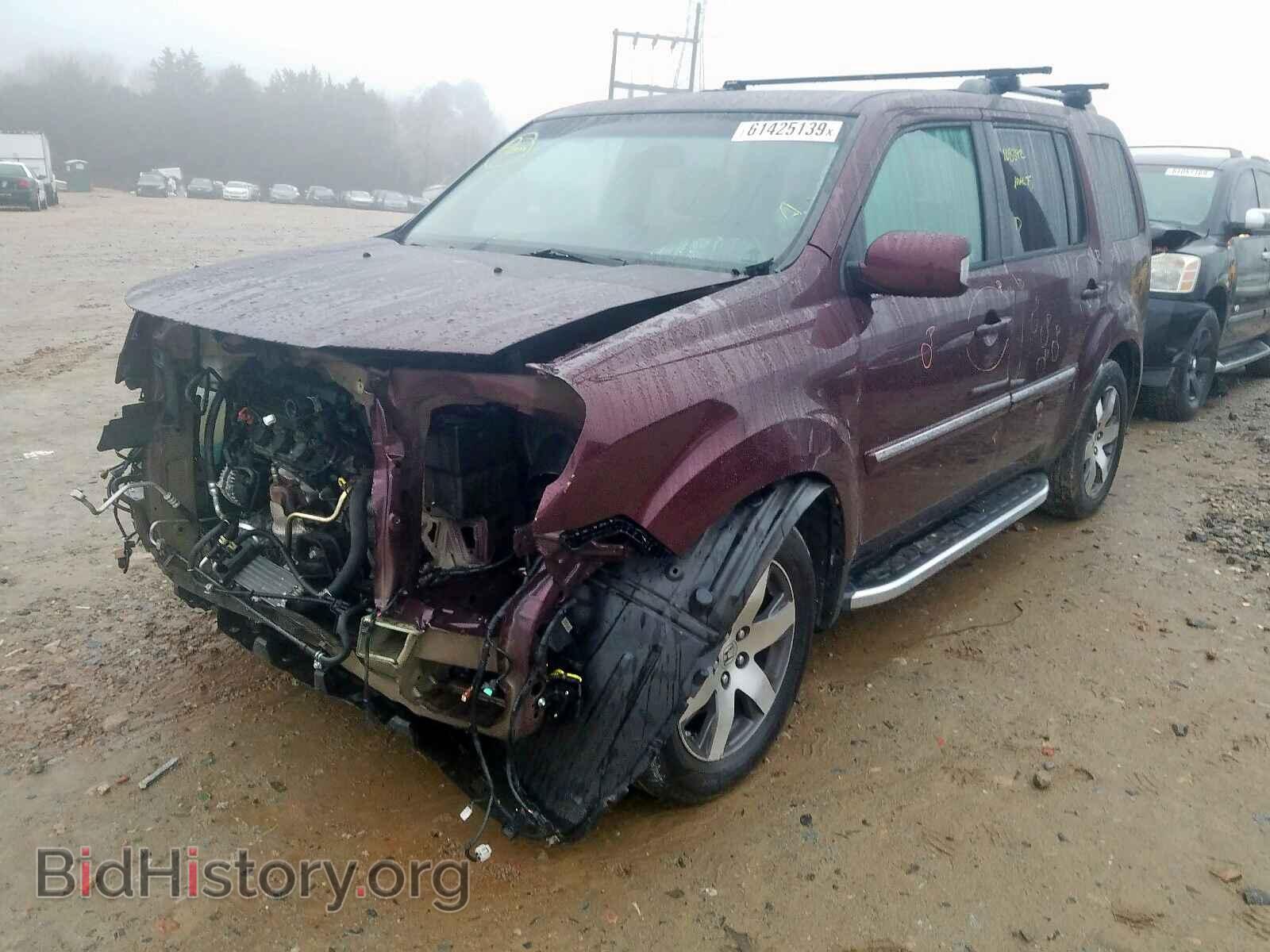 2012 HONDA PILOT - VIN: 5FNYF4H97CB013698 - Фото 2