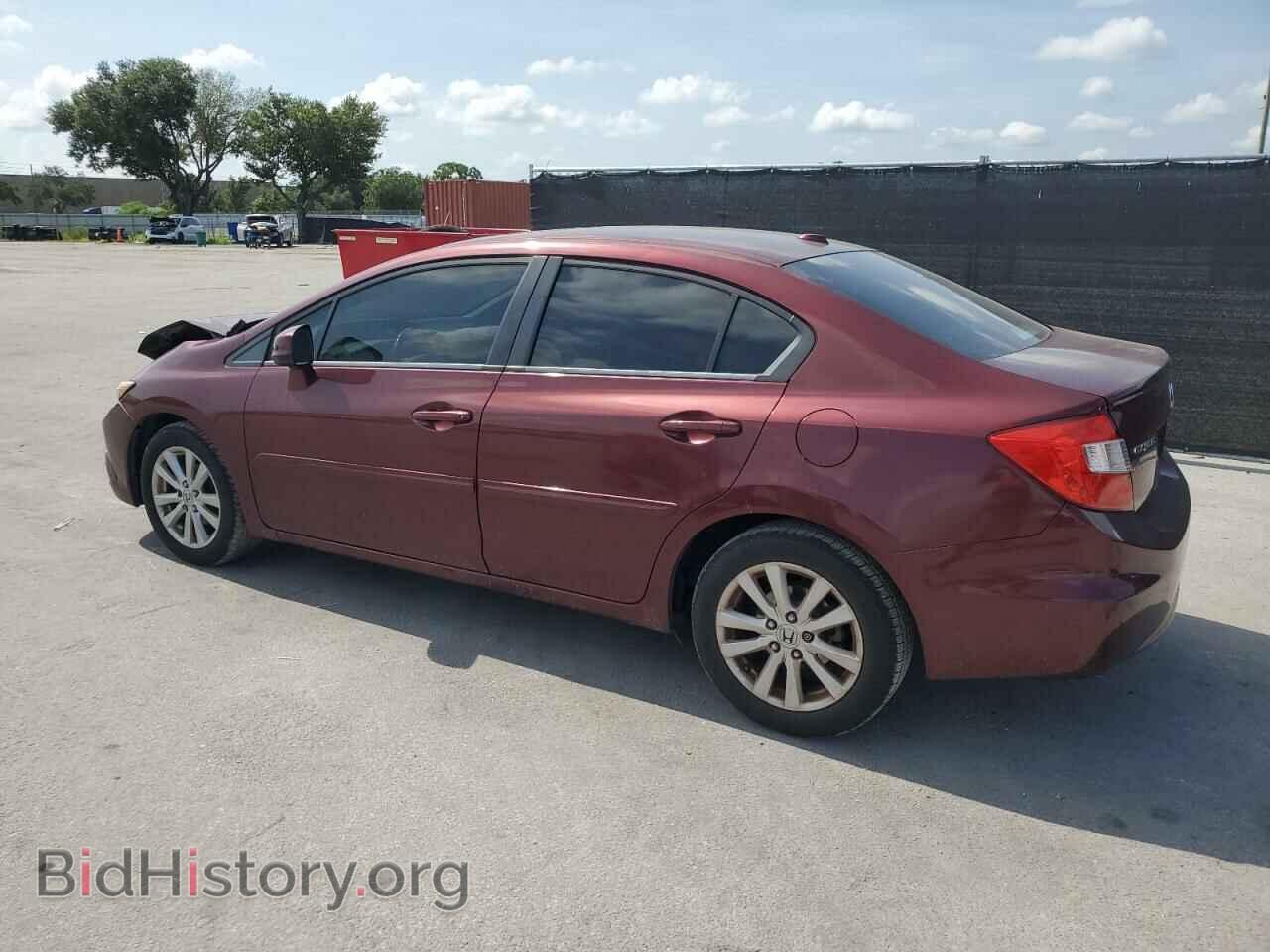 2012 HONDA CIVIC - VIN: 2HGFB2F9XCH537420 - Фото 2