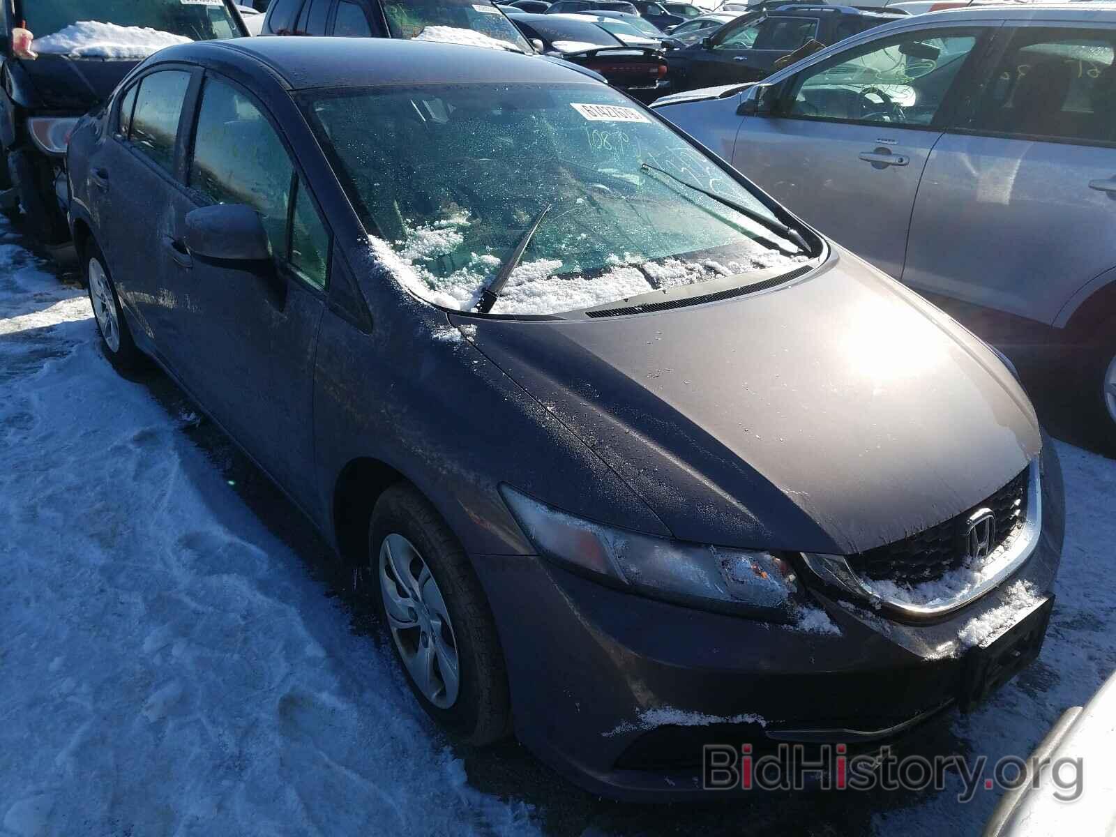 Фотография 19XFB2F54DE037374 - HONDA CIVIC LX 2013