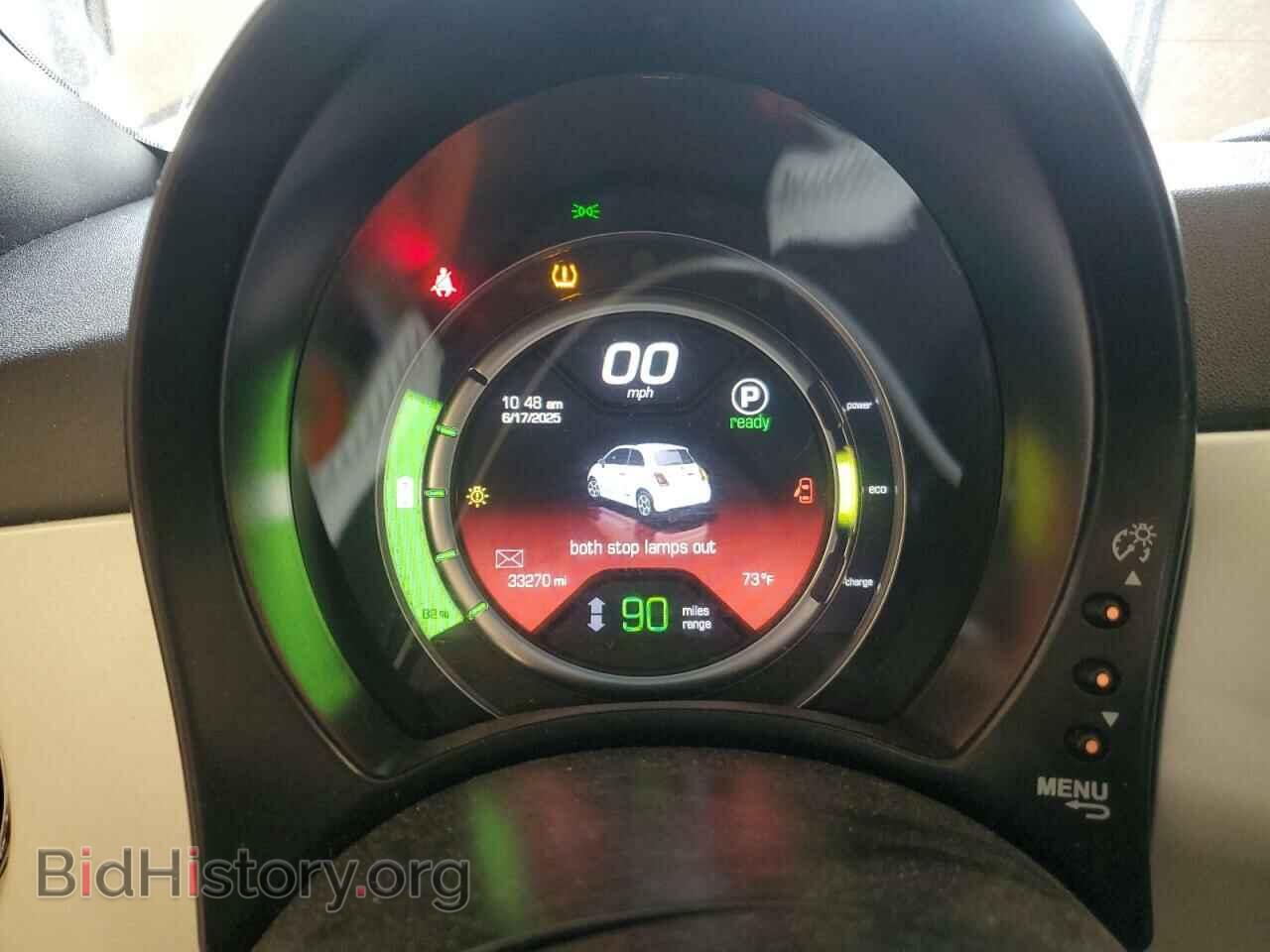 2017 FIAT 500 - VIN: 3C3CFFGE9HT525304 - Фото 9
