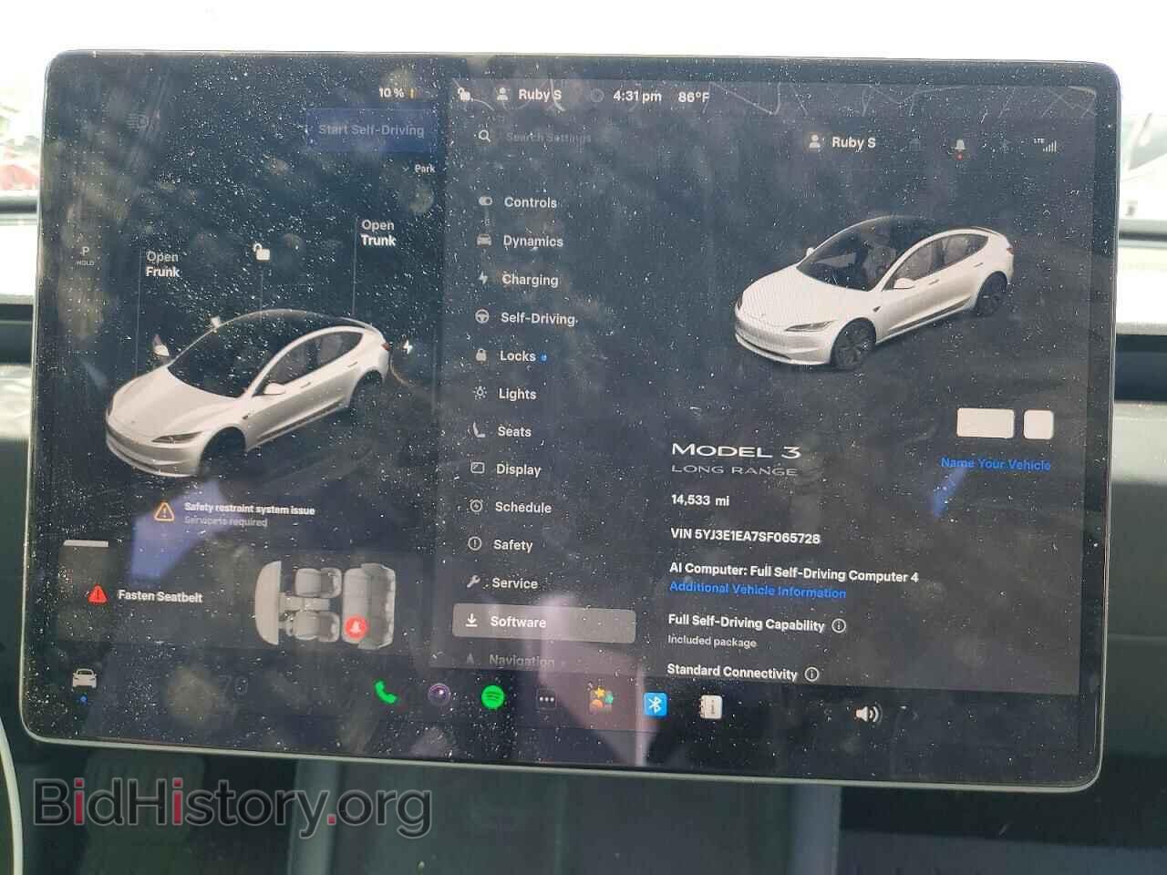 2025 TESLA MODEL 3 - VIN: 5YJ3E1EA7SF065728 - Photo 9