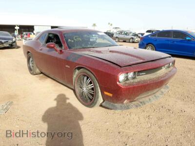 2014 Dodge CHALLENGER, красный — VIN 2C3CDYBT0EH218048, Copart