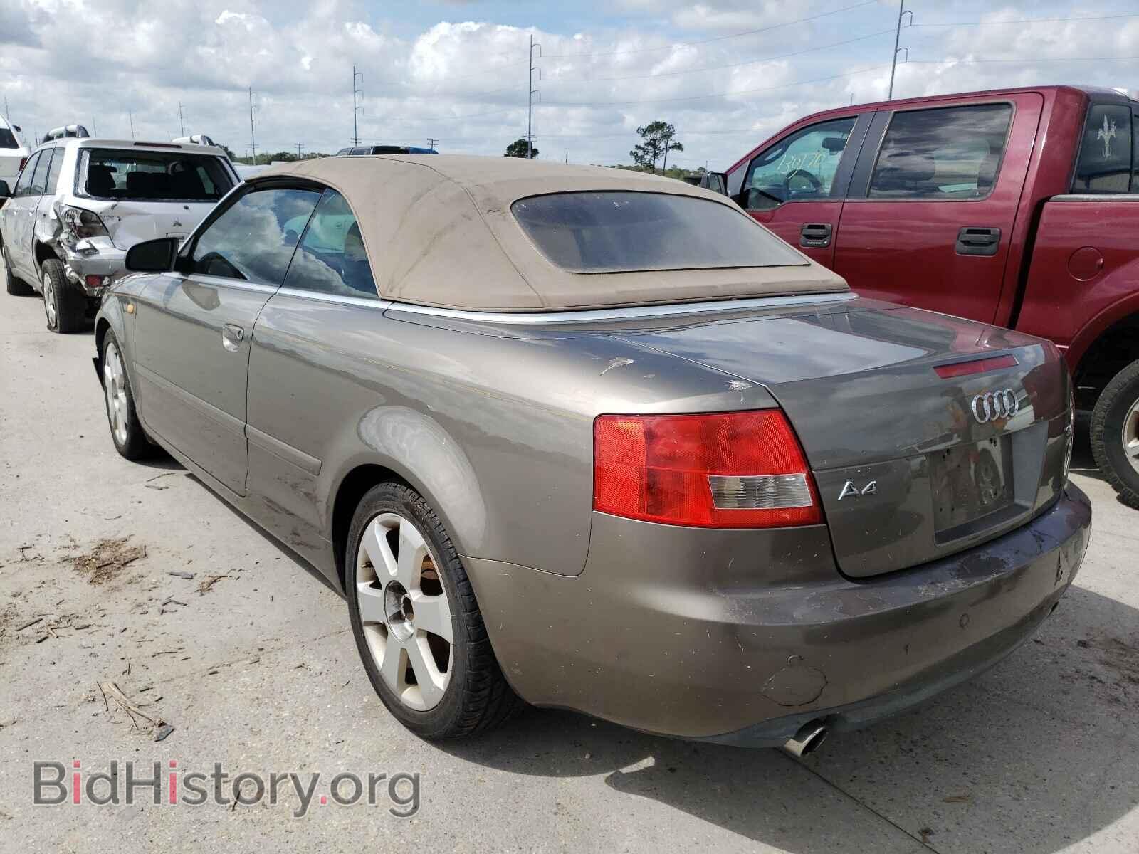 2006 AUDI A4 - VIN: WAUDT48H96K009056 - Фото 3