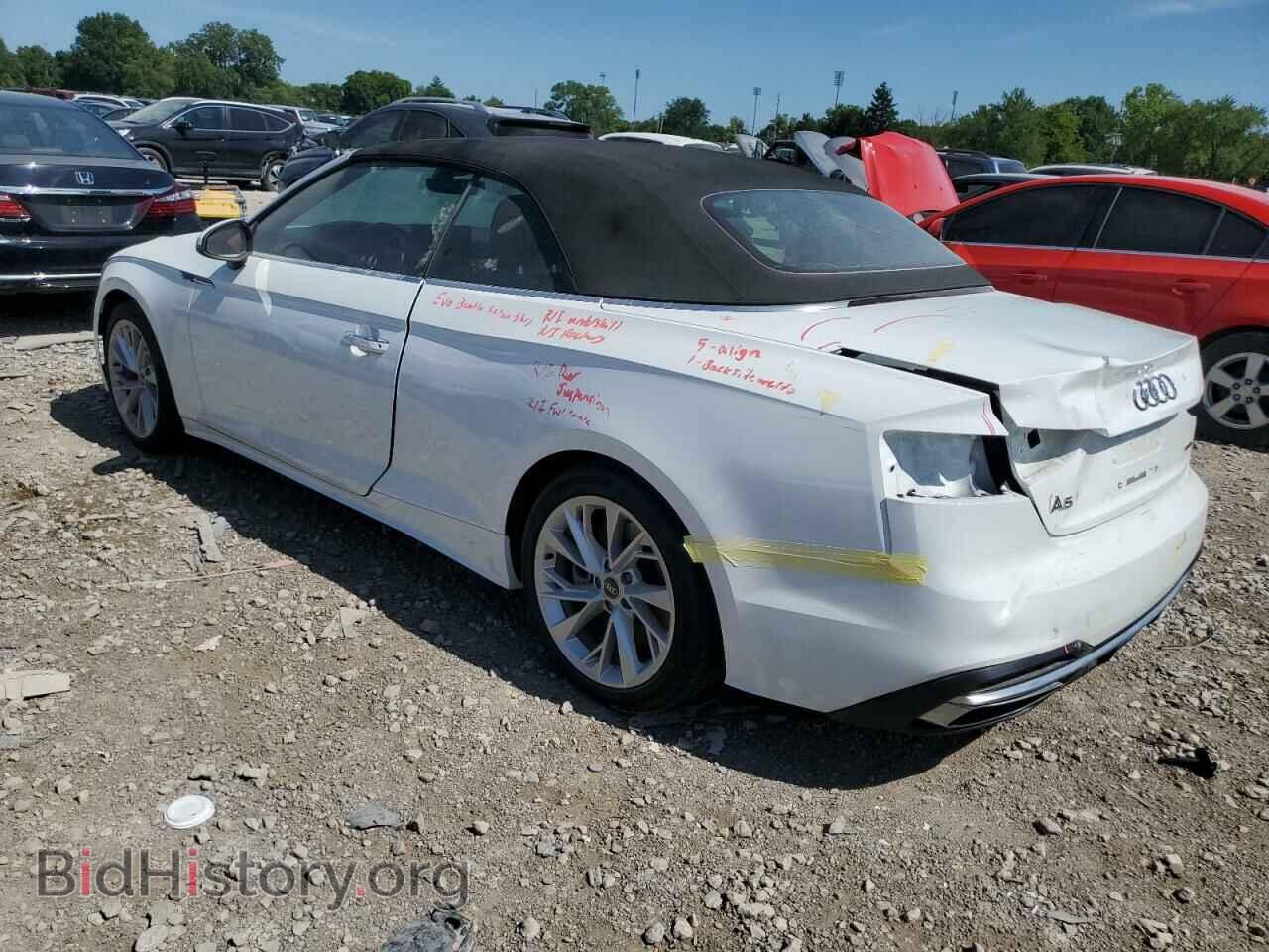 2022 AUDI A5 - VIN: WAU2AGF57NN003356 - Фото 2