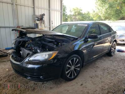 2013 Chrysler 200 TOURING, black — VIN 1C3CCBBG9DN715933, Copart