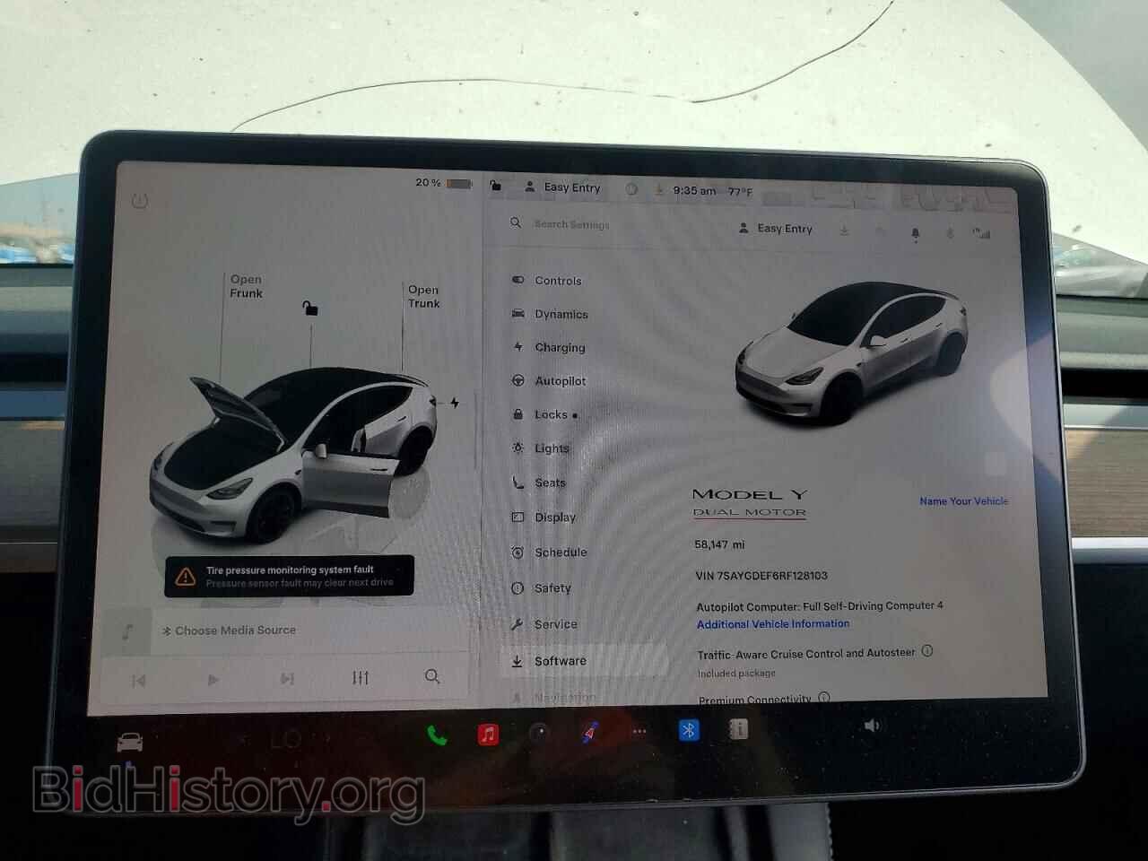 2024 TESLA MODEL Y - VIN: 7SAYGDEF6RF128103 - Фото 9