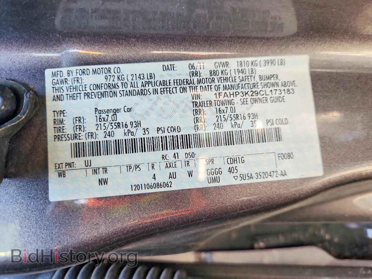 2012 FORD FOCUS - VIN: 1FAHP3K29CL173183 - Photo 13