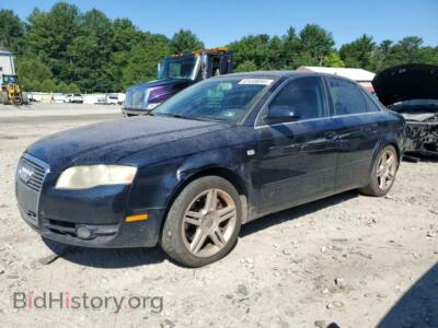 2007 Audi A4 2.0T Quattro, синий — VIN WAUDF78E87A233568, Copart