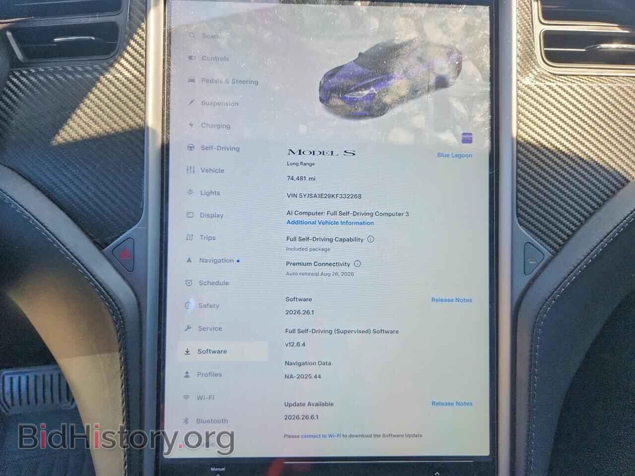2019 TESLA MODEL S - VIN: 5YJSA1E29KF332268 - Photo 9