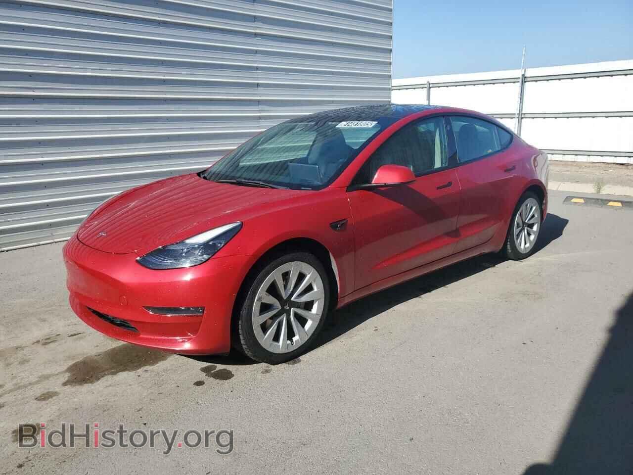 Фотография 5YJ3E1EA2NF304204 - TESLA MODEL 3 2022