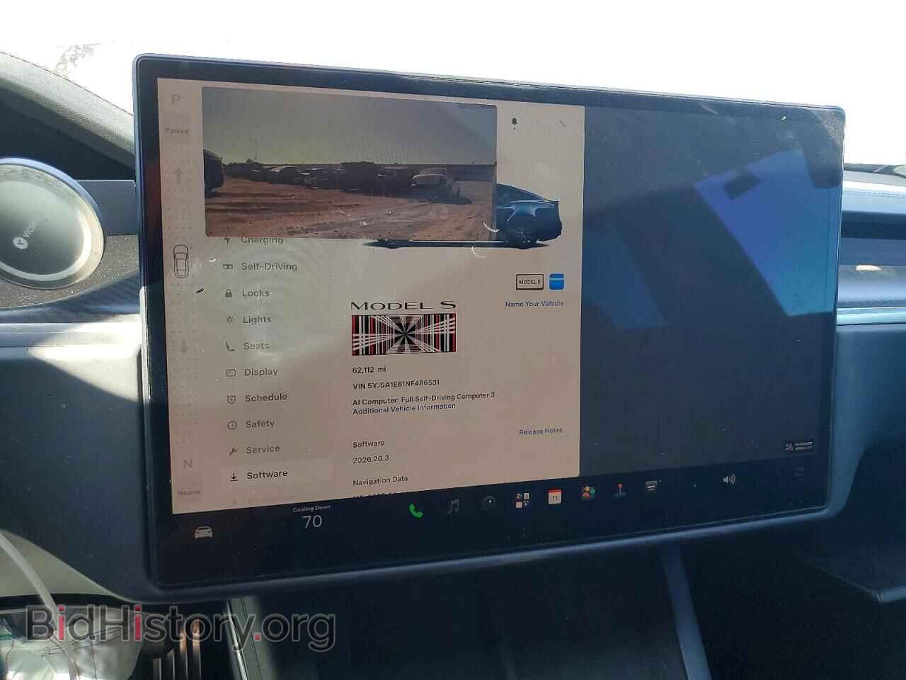 2022 TESLA MODEL S - VIN: 5YJSA1E61NF486531 - Photo 9