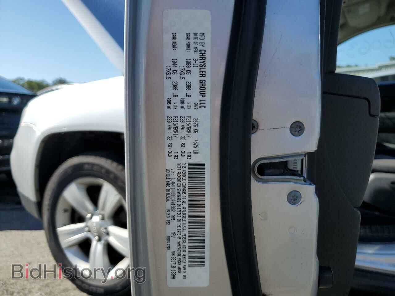 2011 JEEP COMPASS - VIN: 1J4NF1FB3BD201982 - Photo 10