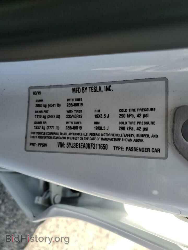 2019 TESLA MODEL 3 - VIN: 5YJ3E1EA0KF311650 - Photo 13