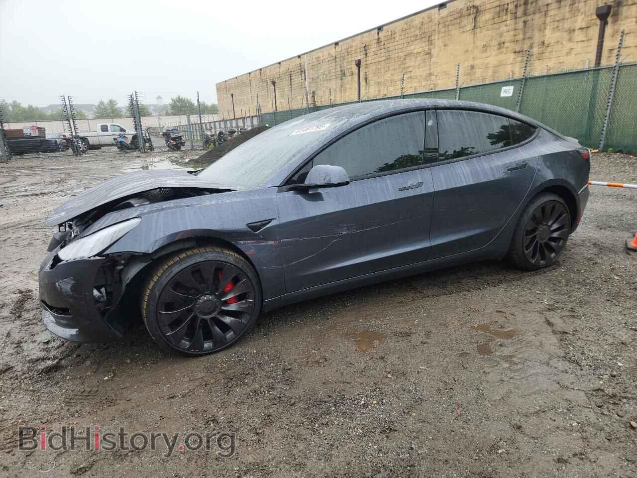 Photo 5YJ3E1EC3NF269478 - TESLA MODEL 3 2022