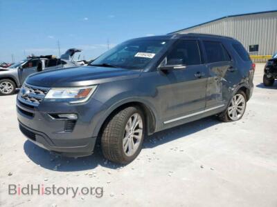2018 Ford EXPLORER XLT, gray — VIN 1FM5K7D83JGB03314, Copart