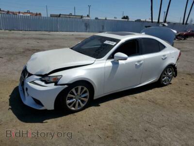 2014 Lexus IS 250, белый — VIN JTHBF1D21E5033607, Copart