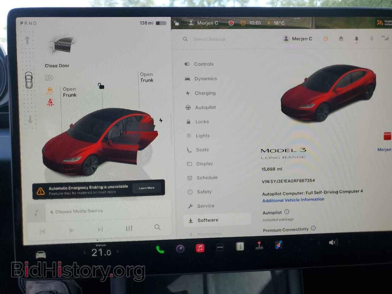2024 TESLA MODEL 3 - VIN: 5YJ3E1EA0RF867354 - Фото 9