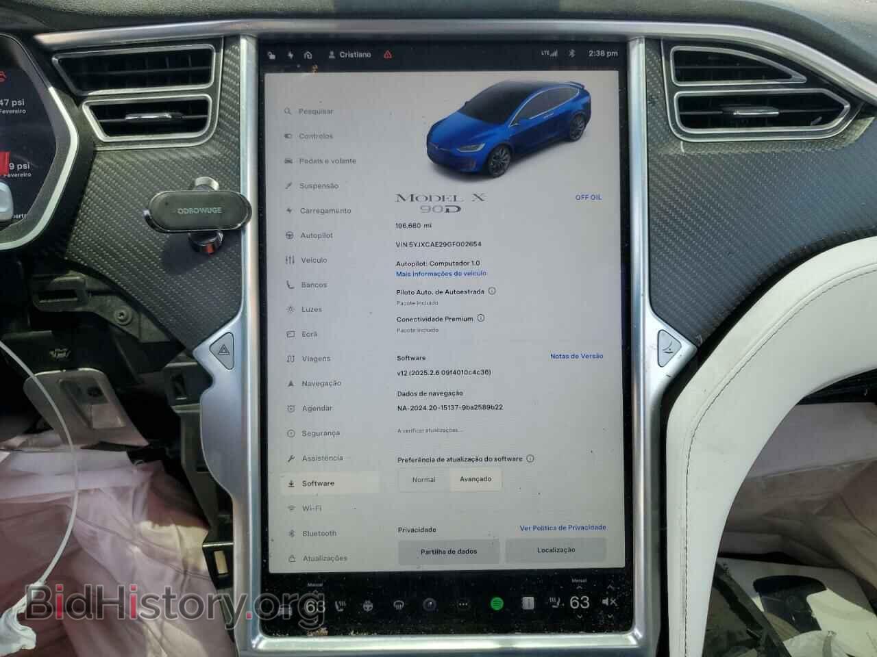 2016 TESLA MODEL X - VIN: 5YJXCAE29GF002654 - Photo 9