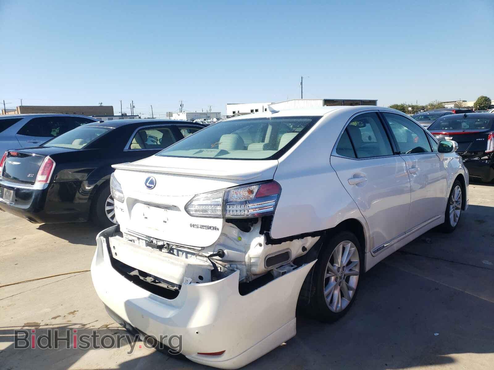 2010 LEXUS HS - VIN: JTHBB1BA2A2036355 - Фото 4