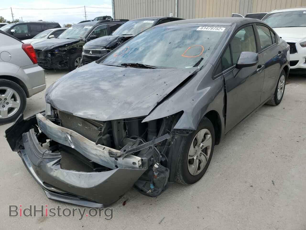 2013 HONDA CIVIC - VIN: 19XFB2F52DE099677 - Фото 2