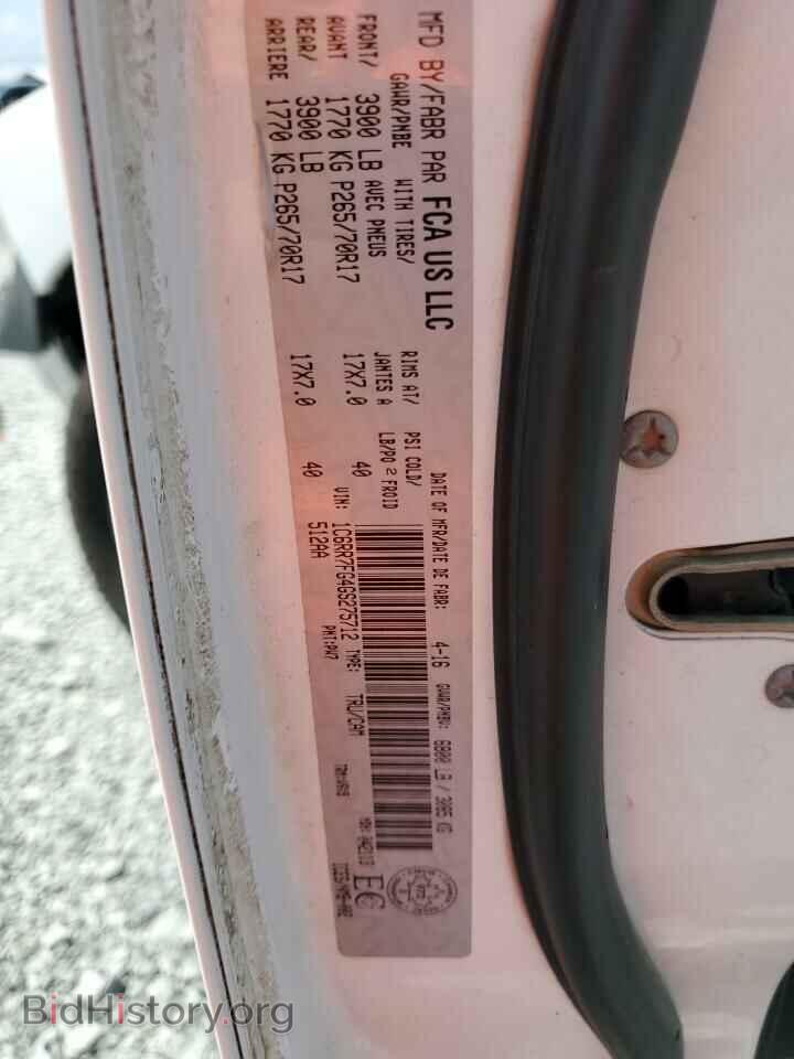 2016 RAM 1500 - VIN: 1C6RR7FG4GS275712 - Фото 12