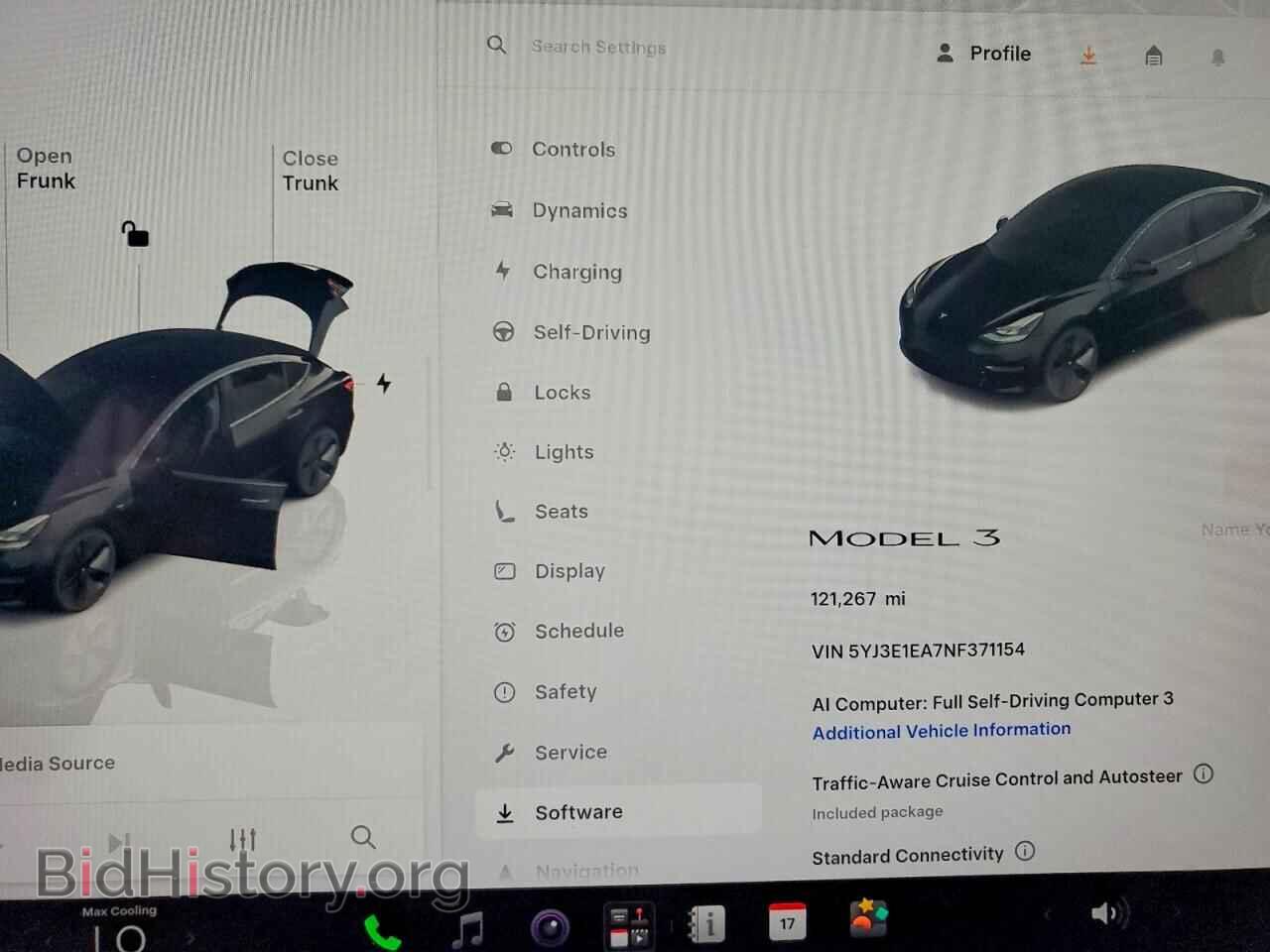 2022 TESLA MODEL 3 - VIN: 5YJ3E1EA7NF371154 - Photo 9