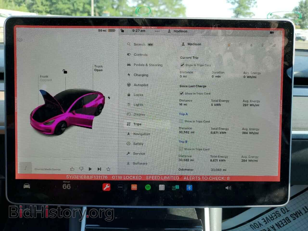 2018 TESLA MODEL 3 - VIN: 5YJ3E1EB8JF131176 - Фото 9