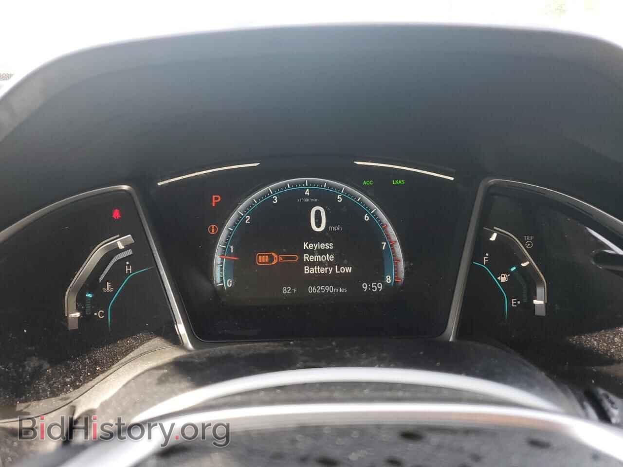 2019 HONDA CIVIC - VIN: 19XFC1F38KE002100 - Фото 9