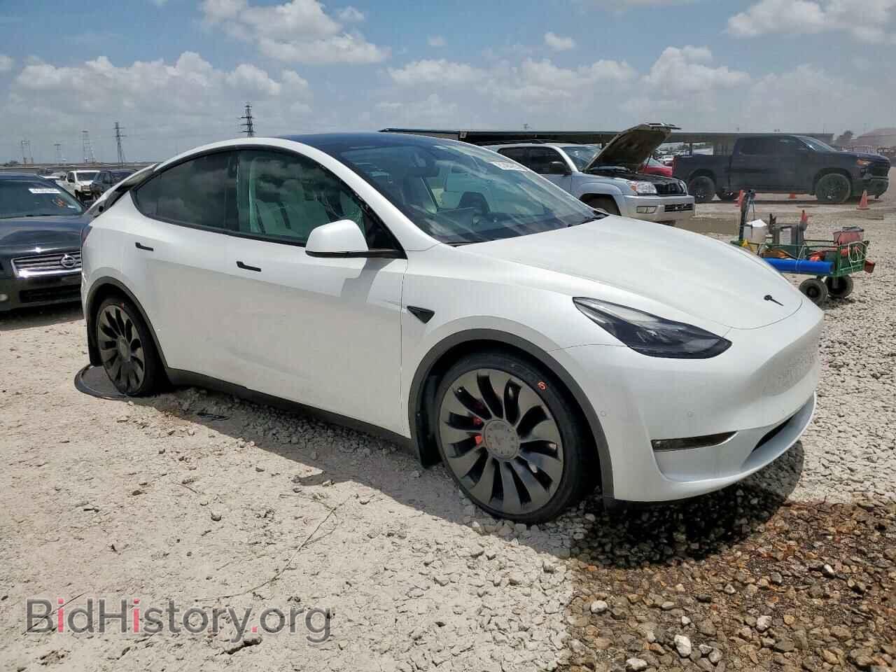 2022 TESLA MODEL Y - VIN: 7SAYGDEF0NF455851 - Фото 4