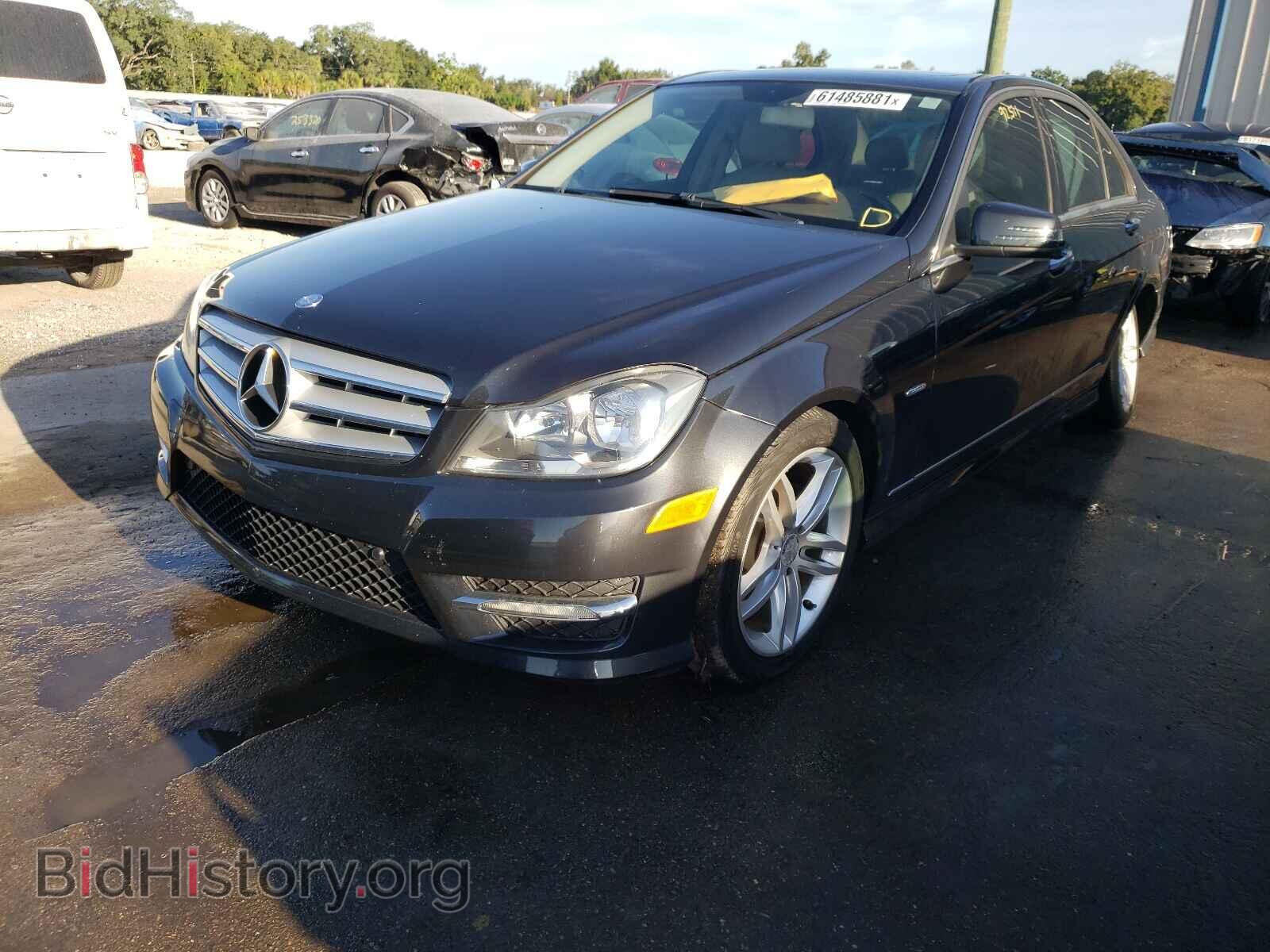 2012 MERCEDES-BENZ C-CLASS - VIN: WDDGF4HB2CA718079 - Фото 2