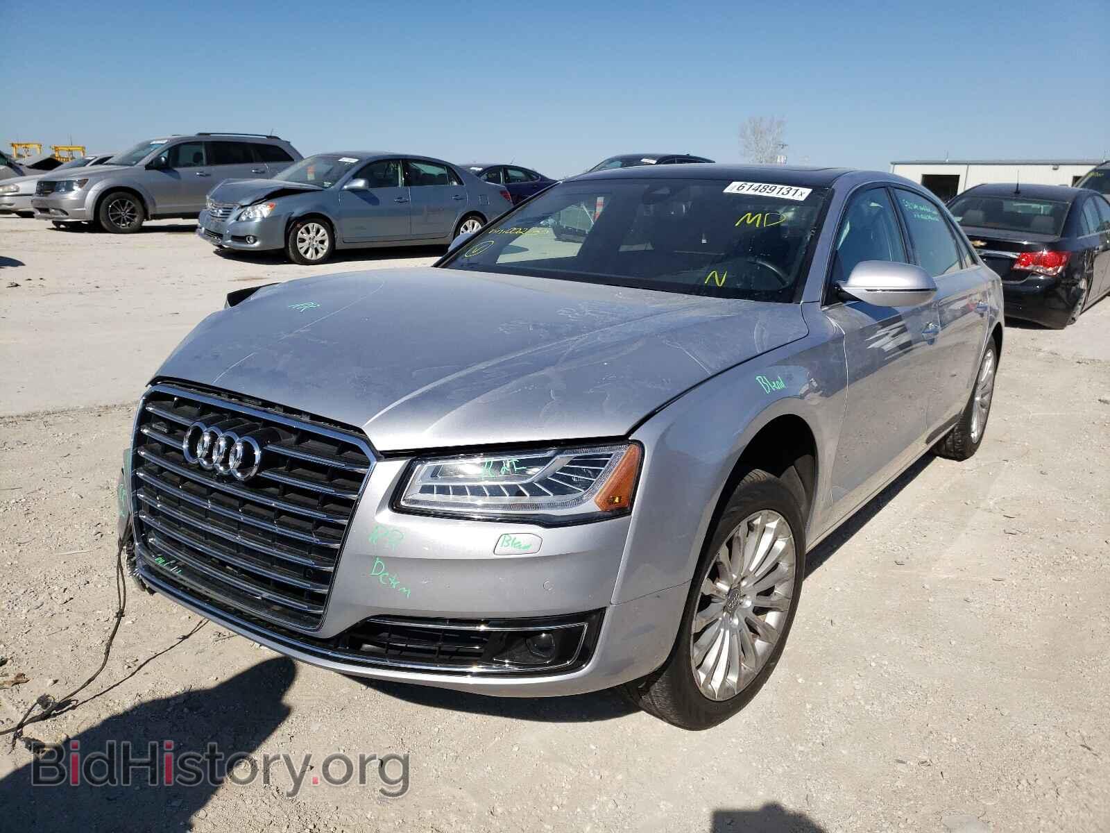 2016 AUDI A8 - VIN: WAU34AFD9GN002860 - Фото 2