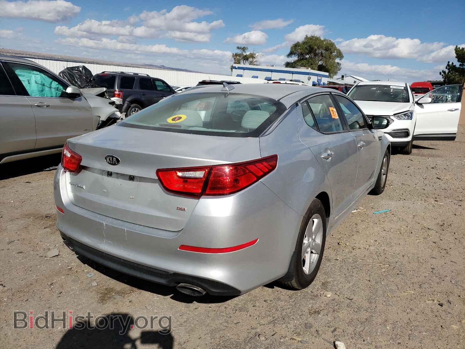 2015 KIA OPTIMA - VIN: 5XXGM4A71FG432092 - Фото 4