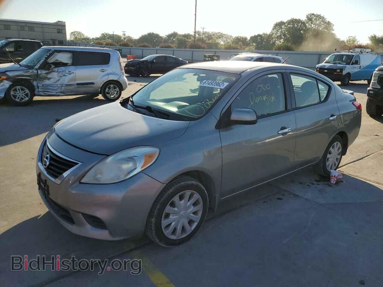 2014 NISSAN VERSA - VIN: 3N1CN7AP7EK453375 - Фото 2