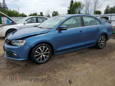 2015 Volkswagen JETTA TDI, blue — VIN 3VWDA7AJ6FM324748, Copart