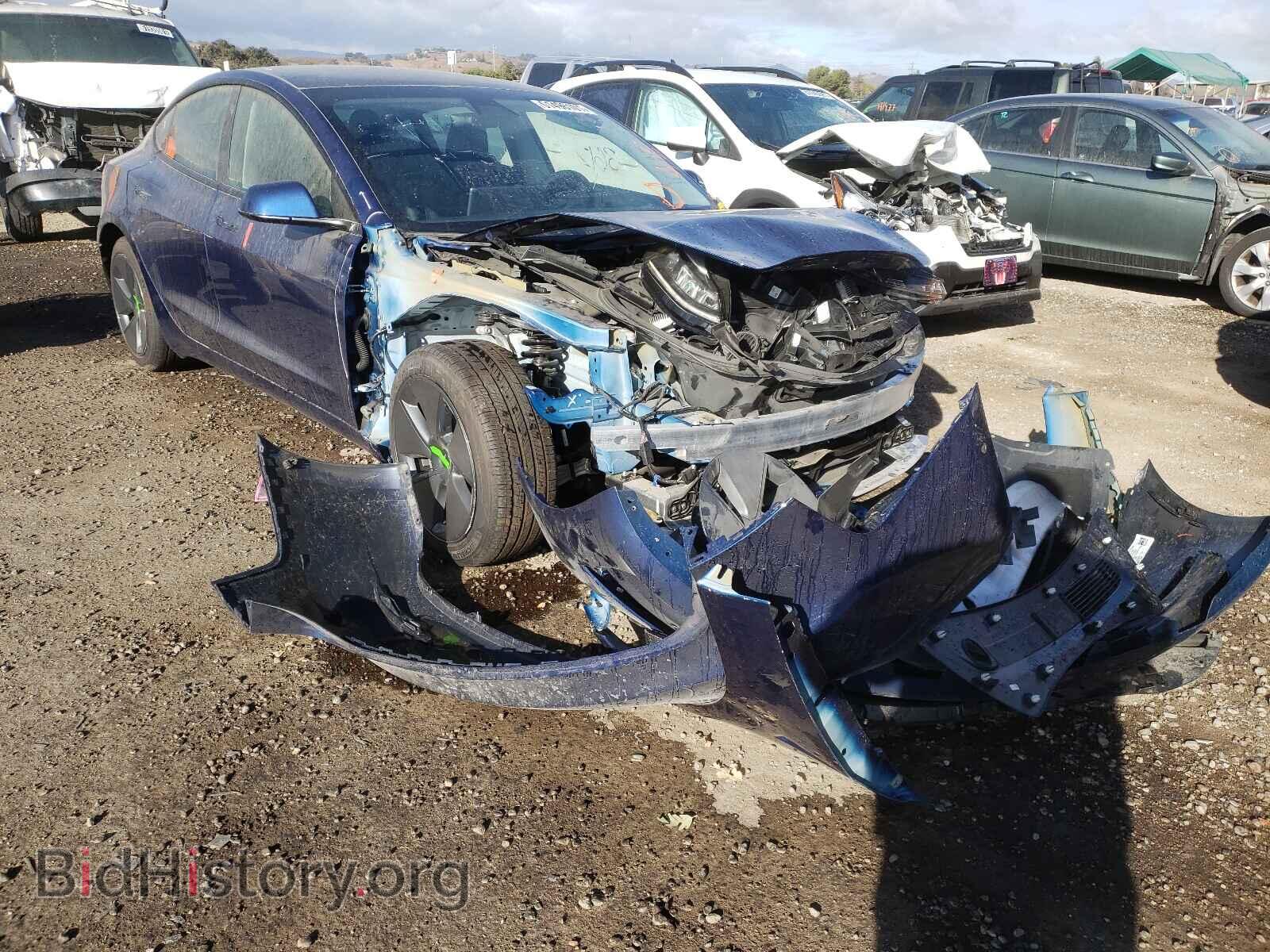 Photo 5YJ3E1EA4MF877510 - TESLA MODEL 3 2021