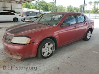 2008 Dodge AVENGER SE, красный — VIN 1B3LC46K58N628060, Copart