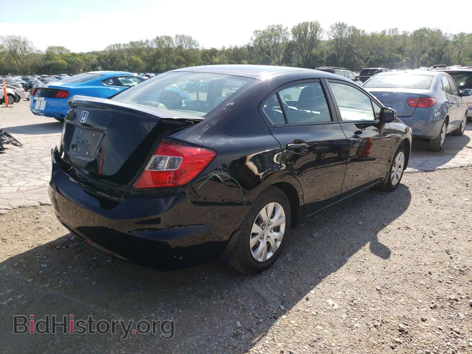 2012 HONDA CIVIC - VIN: 19XFB2F51CE007263 - Фото 4