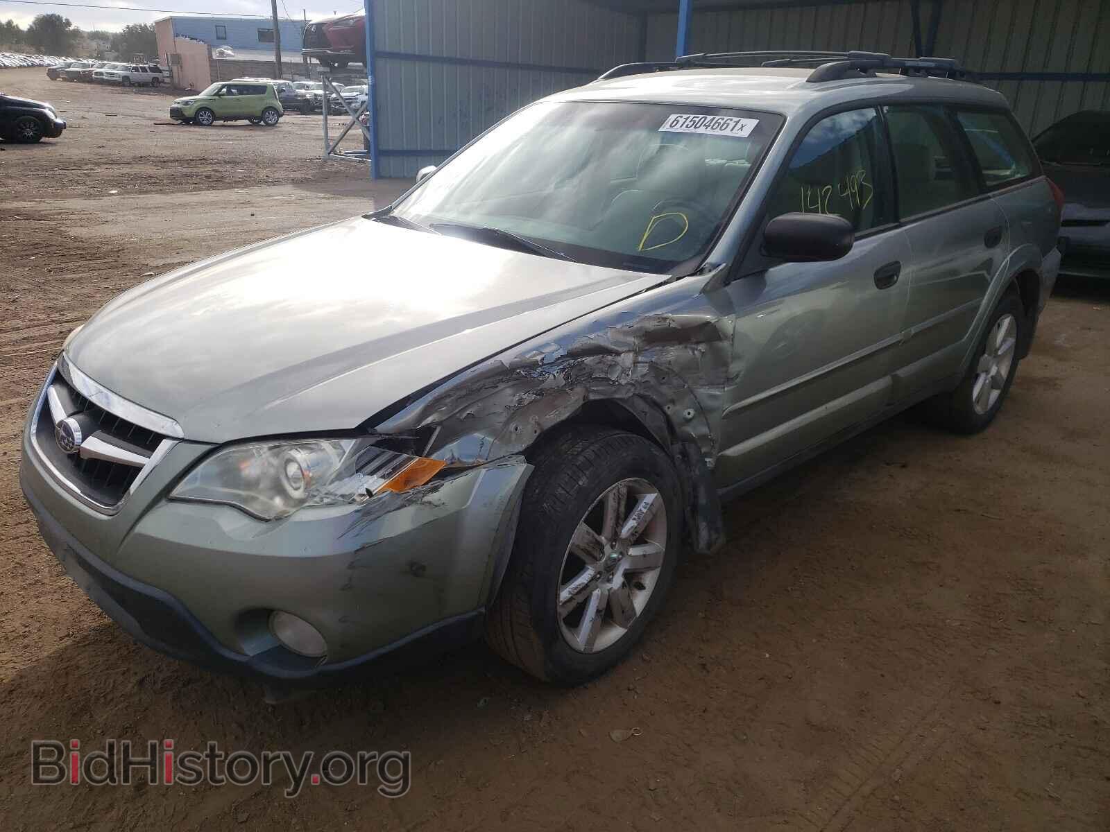 2009 SUBARU OUTBACK - VIN: 4S4BP61CX97332754 - Фото 2