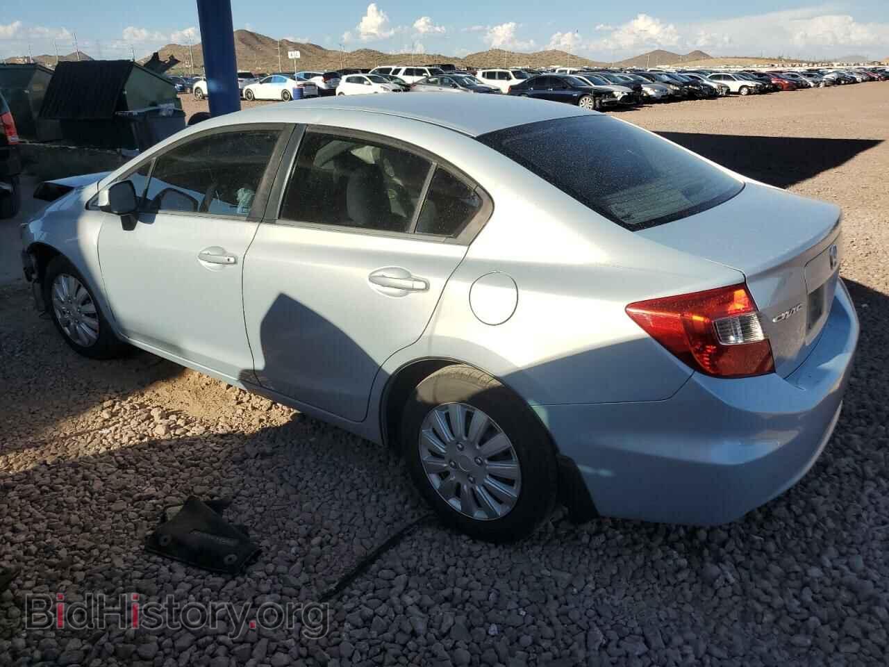 2012 HONDA CIVIC - VIN: 2HGFB2F57CH574129 - Фото 2